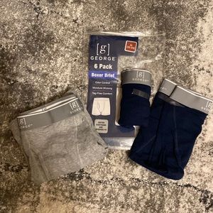 NWT Men’s George Boxer Briefs, Size M